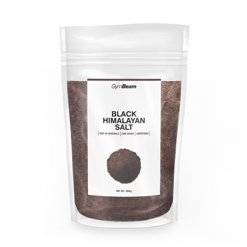Čierna himalájska soľ 500 g - jemná - GymBeam 500 g