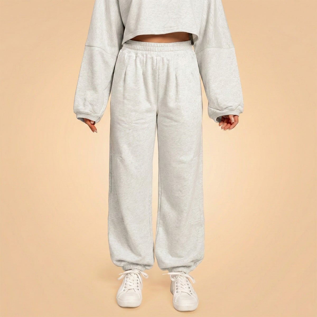 Dámske tepláky Bliss Grey - BeastPink