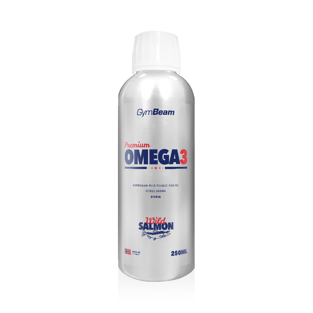 Premium Omega 3 - GymBeam citrusové ovocie 250 ml