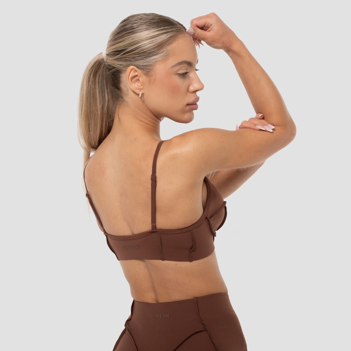 Športová podprsenka Cosmo Brown - GymBeam