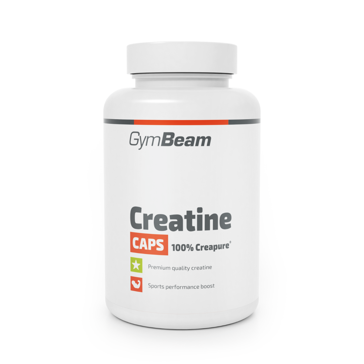 Kreatín CAPS - 100 % Creapure® - GymBeam shadow 120 kaps.
