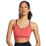 Podprsenka Seamless Low Long Bra Pink -  Under Armour L