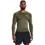 Kompresné tričko HG Armour Comp LS Green - Under Armour XXL