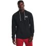 Mikina Rival Terry LC HD Black - Under Armour XXL