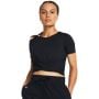 Dámske tričko Motion Crossover Crop SS Black - Under Armour XL