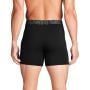Pánske boxerky M Perf Cotton 6in 3pack Black - Under Armour XXL
