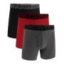 Pánske boxerky Perf Cotton 6in 3Pack Grey - Under Armour S