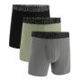 Pánske boxerky Perf Cotton 6in 3Pack Green - Under Armour S