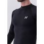 Pánske tričko Long-Sleeve Active Black - NEBBIA XXL
