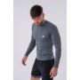 Pánske Tričko Long-Sleeve Active Grey - NEBBIA XXL