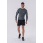 Pánske Tričko Long-Sleeve Active Grey - NEBBIA XXL