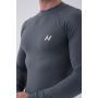 Pánske Tričko Long-Sleeve Active Grey - NEBBIA XXL