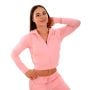 Dámska mikina Zip-up TRN pink - GymBeam S