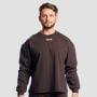 Mikina Aura Jumper Tee Brown - GymBeam L