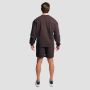 Mikina Aura Jumper Tee Brown - GymBeam L