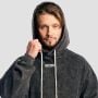 Mikina Aura Hoodie Washed Black - GymBeam XL