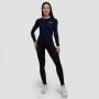 Dámske tričko s dlhým rukávom Basic Navy - GymBeam XL