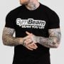 Tričko Beam Black - GymBeam XL