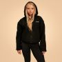 Dámska bunda Hoodie Bliss Black - BeastPink M