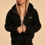 Dámska bunda Hoodie Bliss Black - BeastPink M