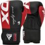 Boxerské rukavice F4 HOOK & LOOP Red - RDX 12 OZ