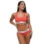 Podprsenka Bralette Strawberry Red - GymBeam M