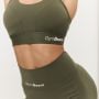 Športová podprsenka Combat Olive Grey - GymBeam S