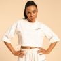 Dámske tričko Cropped Serenity Ivory - BeastPink S