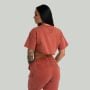 Dámske tričko CropTop Washed Terra - STRIX L