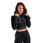 Dámska mikina Essential Cropped Hoodie Black - STRIX M
