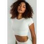 Dámske tričko Essential CropTop Moon Grey - STRIX L