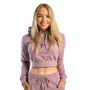 Dámska mikina Essential Cropped Hoodie Mauve - STRIX M