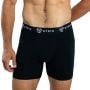 Pánske boxerky Essential 2Pack Black - STRIX XL
