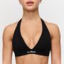 Športová podprsenka Halter Fierce Black - GymBeam M
