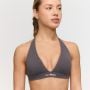 Športová podprsenka Halter Fierce Grey - GymBeam M