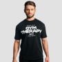 Tričko Gym Therapy Black - GymBeam L