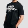Tričko Gym Therapy Black - GymBeam L