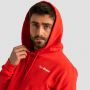 Mikina Limitless Hoodie Hot Red  - GymBeam L