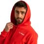 Mikina Limitless Hoodie Hot Red  - GymBeam L