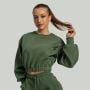Dámska mikina Lunar Cropped Cedar Green - STRIX M