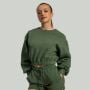 Dámska mikina Lunar Cropped Cedar Green - STRIX M