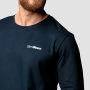 Tričko Basic s dlhým rukavom Navy - GymBeam L
