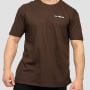 Tričko Basic Chocolate Brown - GymBeam XXL