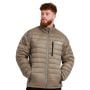Pánska bunda Puffer Vetiver/Black - GymBeam L