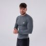 Pánske Tričko Long-Sleeve Active Grey - NEBBIA XXL