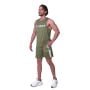 Šortky Mesh Essence Green - GymBeam XXL