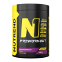 N1 Pre-Workout - Nutrend 10 x 17 g - čierne ríbezle