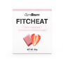 Proteínová čokoláda Fitcheat - GymBeam 80 g - biela čokoláda s jahodou