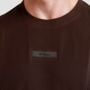 Tričko Oversized Unstoppable Brown - GymBeam XL