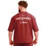 Tričko Oversized Unstoppable Red - GymBeam L